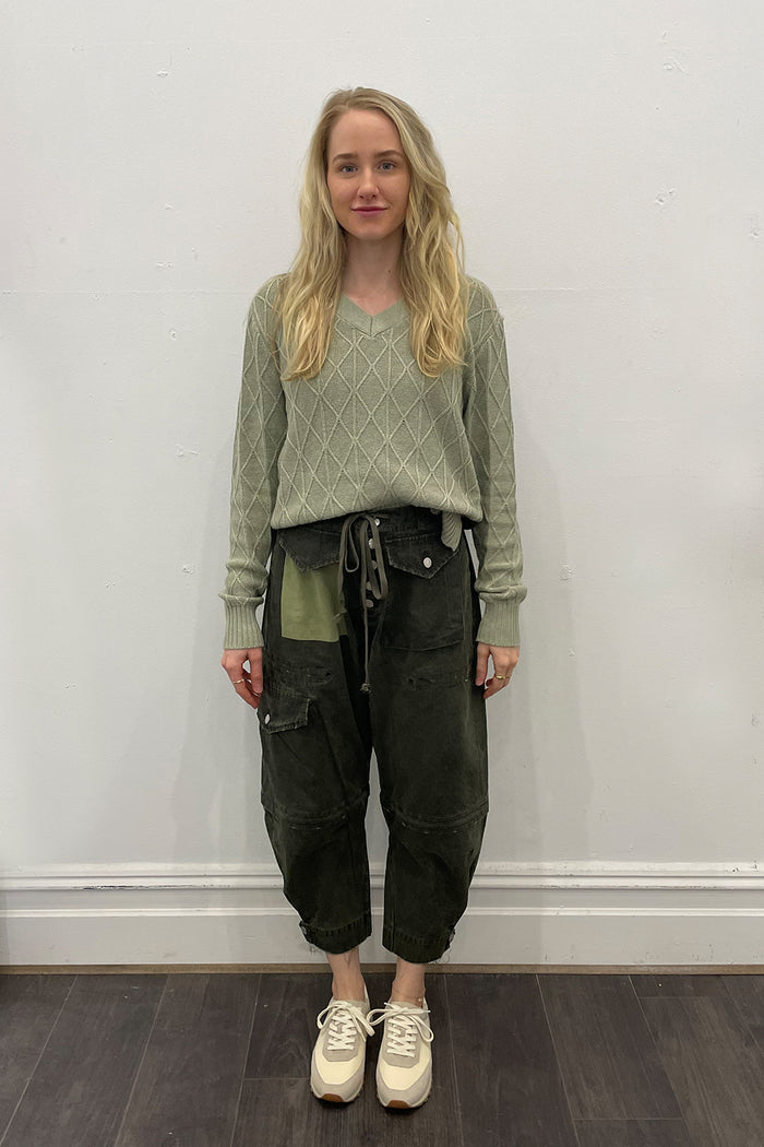 M.A.Dainty Trucker Pant Olive