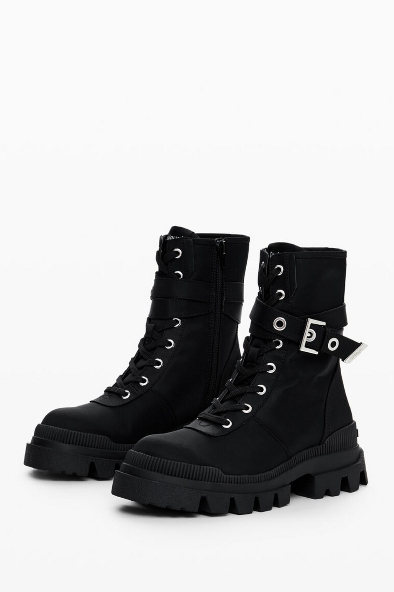 Desigual Trucker Boot Black