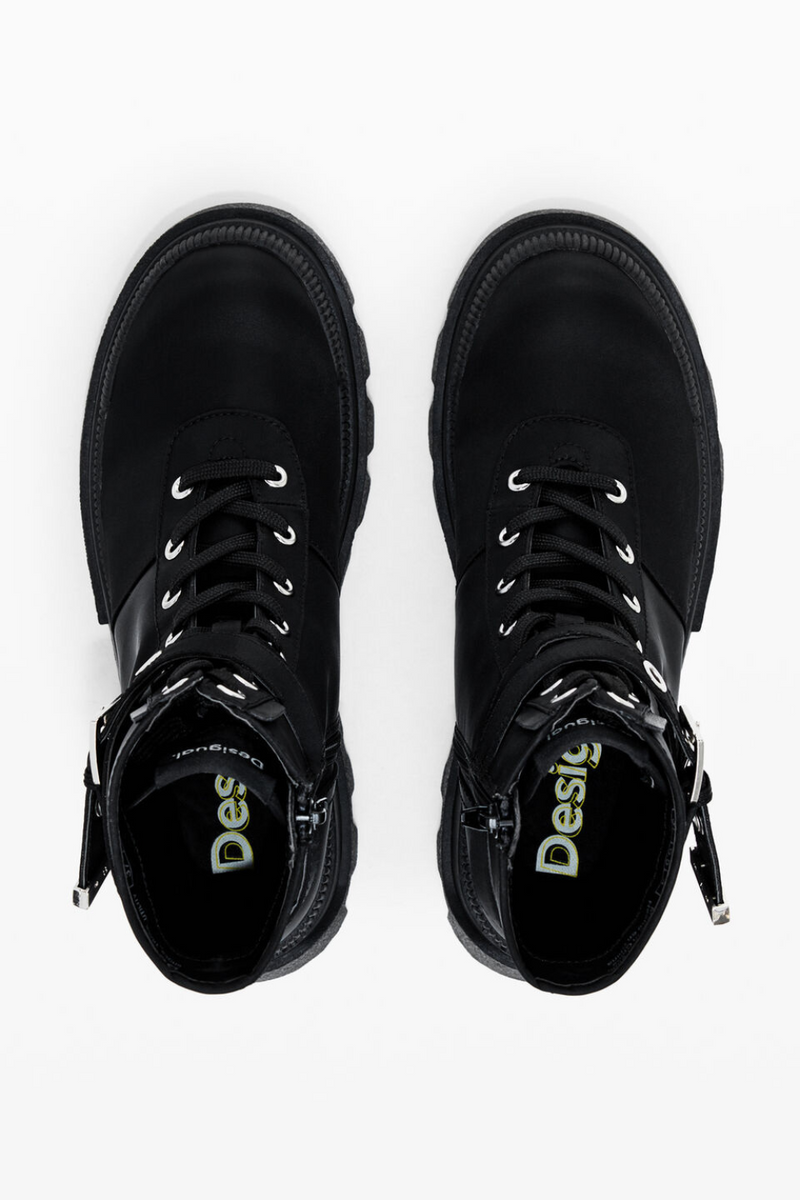 Desigual Trucker Boot Black