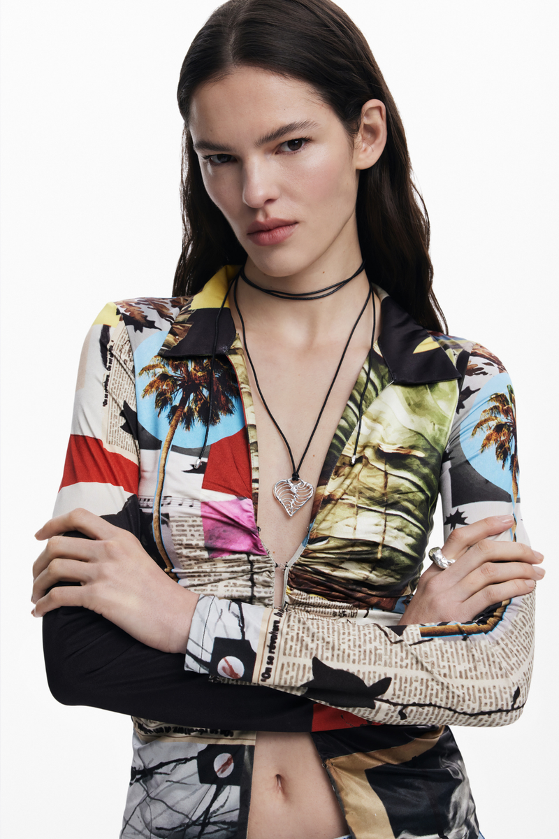 Desigual Tulle T-Shirt By M. Christian Lacroix