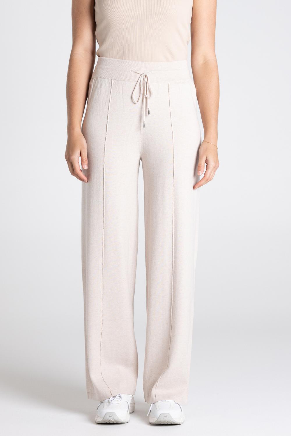 Two T's Jersey Knit Pants Oat