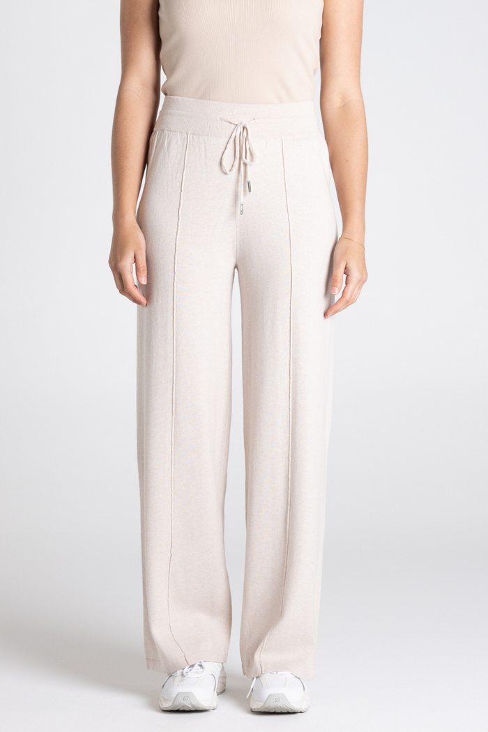 Two T's Jersey Knit Pants Oat