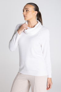 Two T's Merino Cotton Snood Ivory