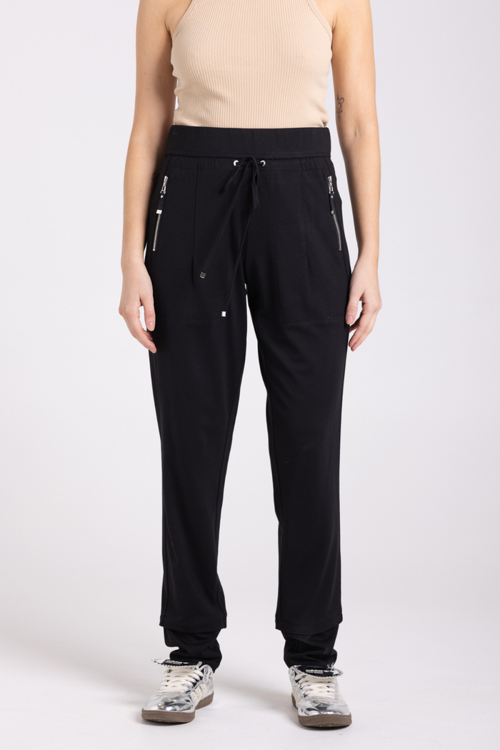 Two T's Ponti Panelled Pants Black