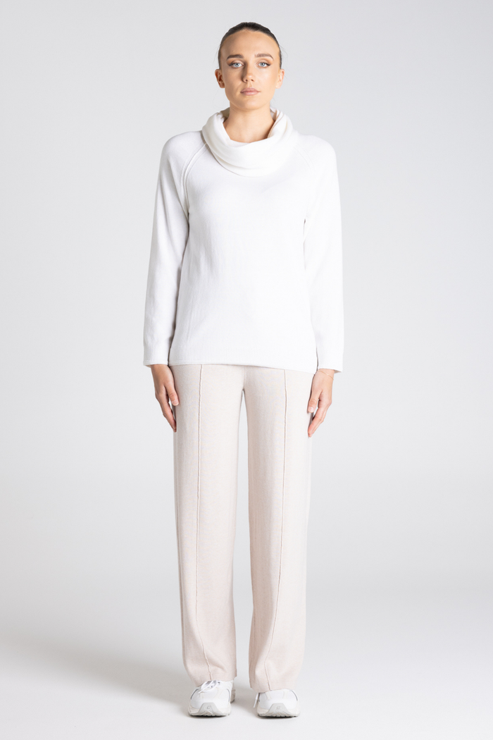 Two T's Merino Cotton Snood Ivory