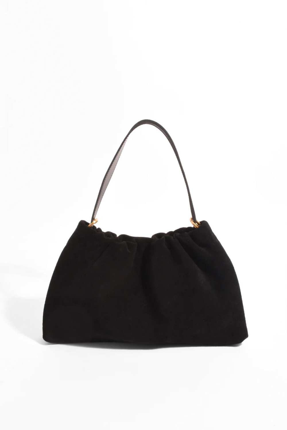 Adorne Tabatha Suede Bag Black