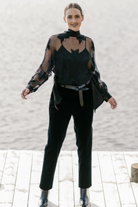 M.A.Dainty Alley Top Black