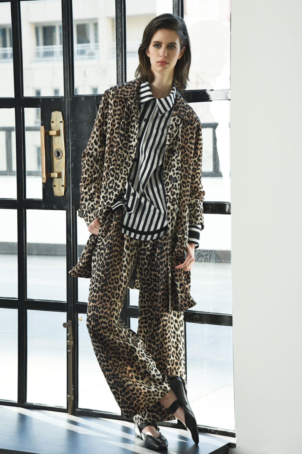 Trelise Cooper Walk Right Up Trouser Leopard