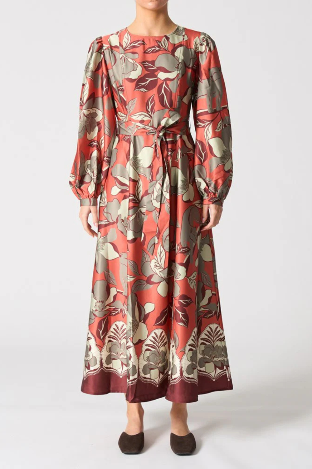 Walnut Paris Dress Jaguar Jungle Orange