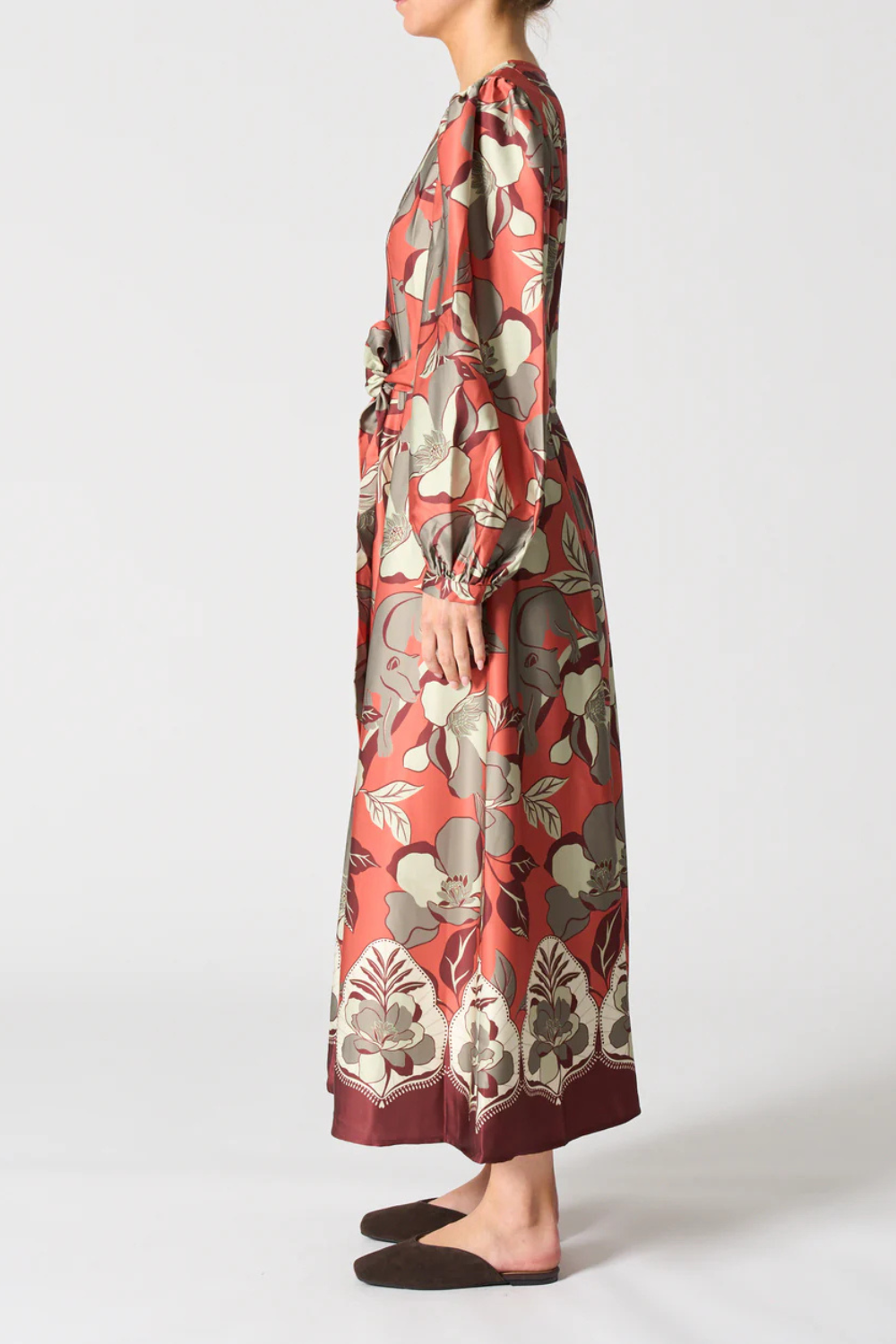 Walnut Paris Dress Jaguar Jungle Orange