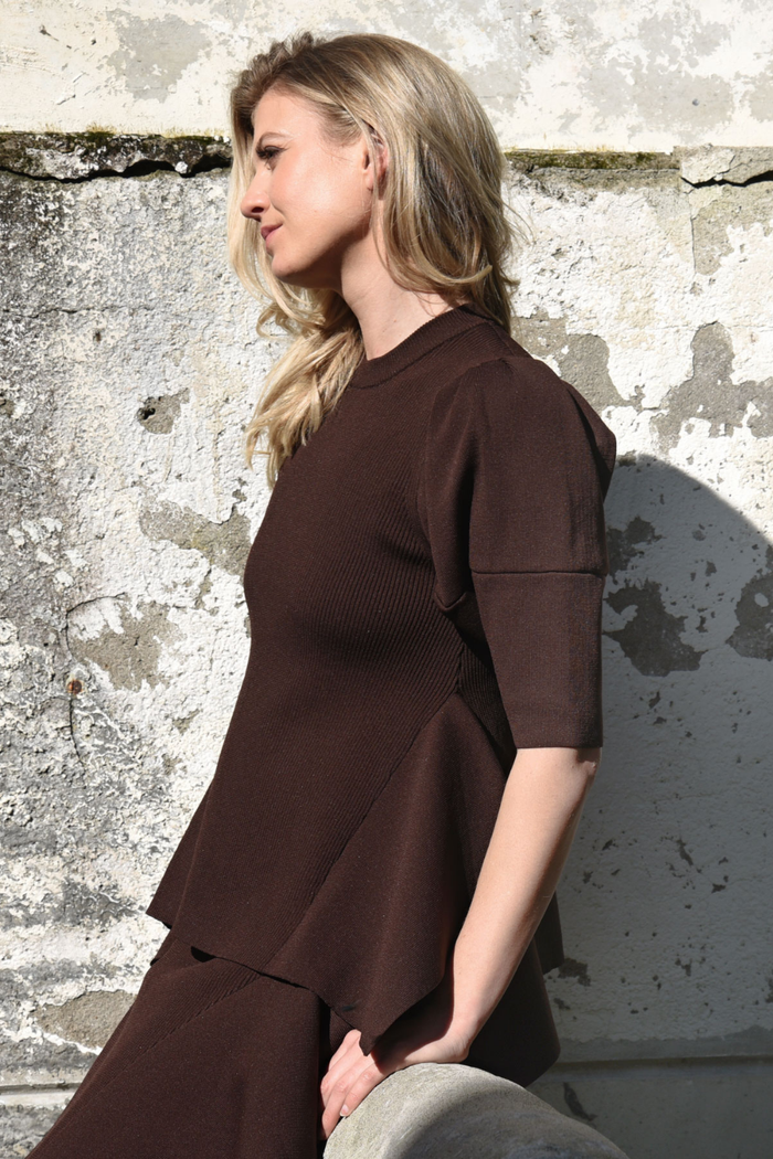 Trelise Cooper What's Your Angle? Top Chocolate Pre-Order