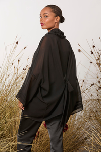 M.A.Dainty Whisper Top Black