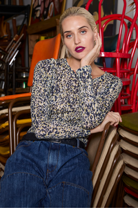 M.A.Dainty Wilder Top Blue Yellow