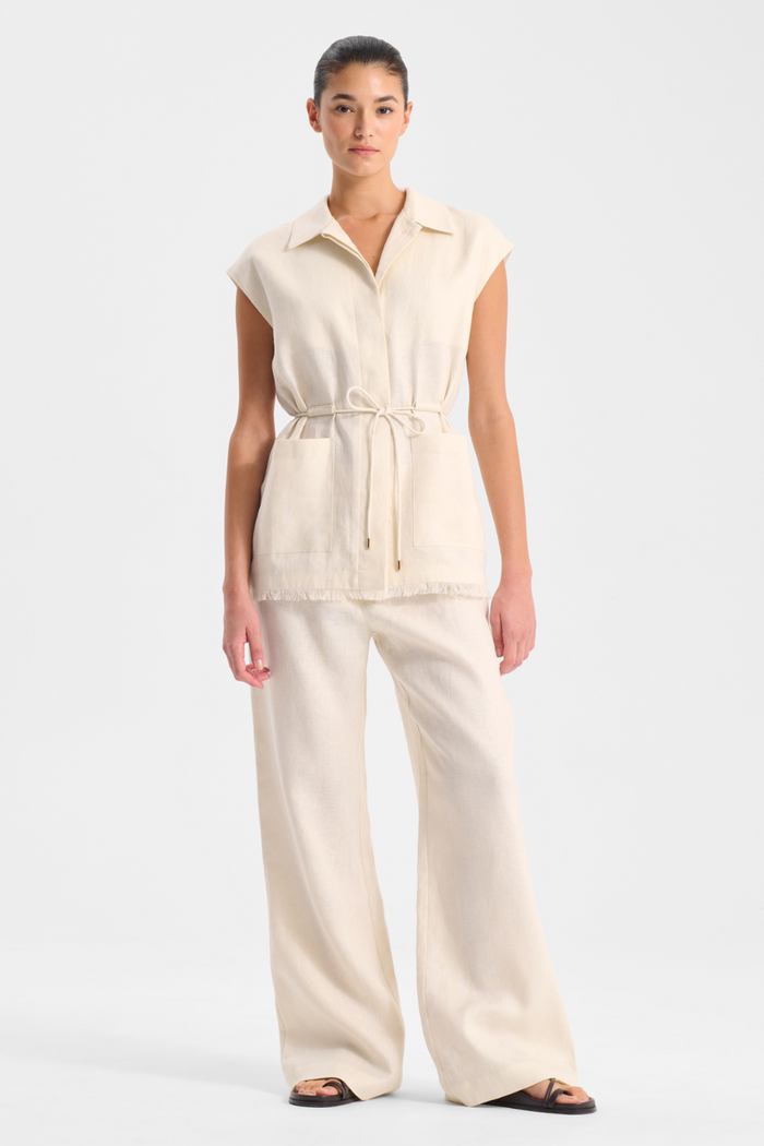 Morrison Yasmin Linen Pant Ecru