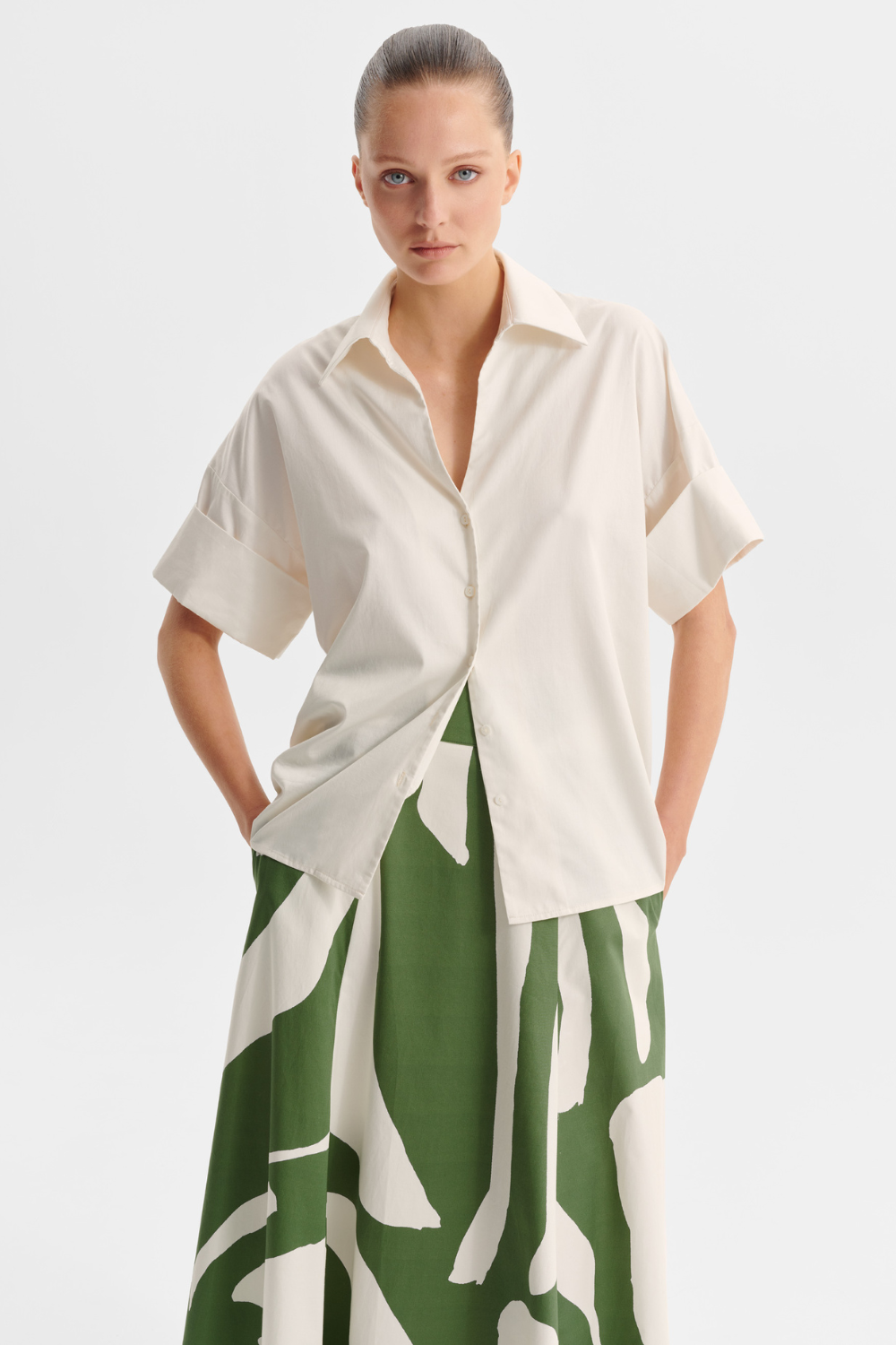 Morrison Zinnia Shirt Ecru