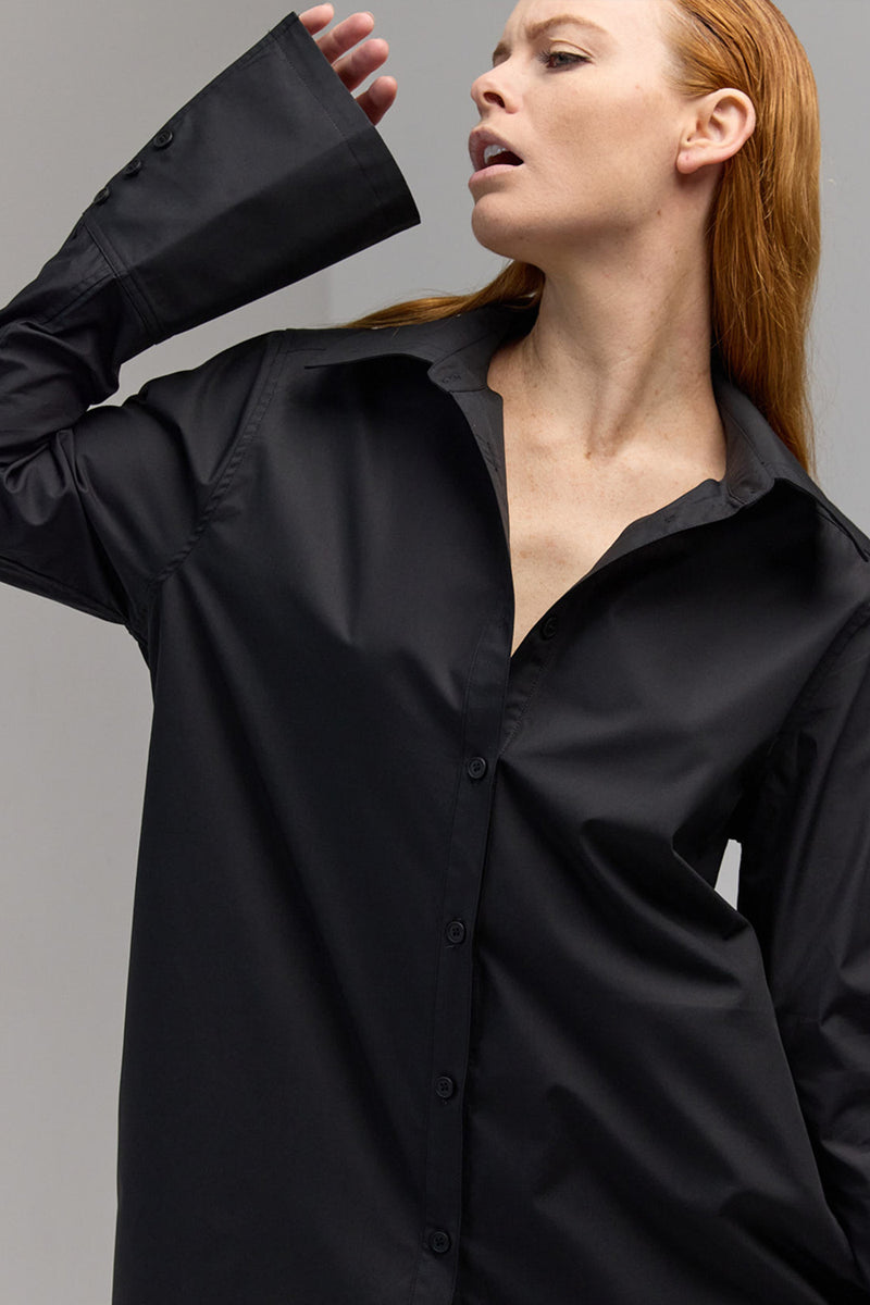 Dref By D Assertive Shirt Dress Black
