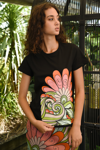 Coop Flower Time Tee Black