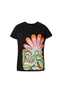 Coop Flower Time Tee Black