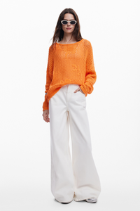 Desigual Fluid Openwork Sweater