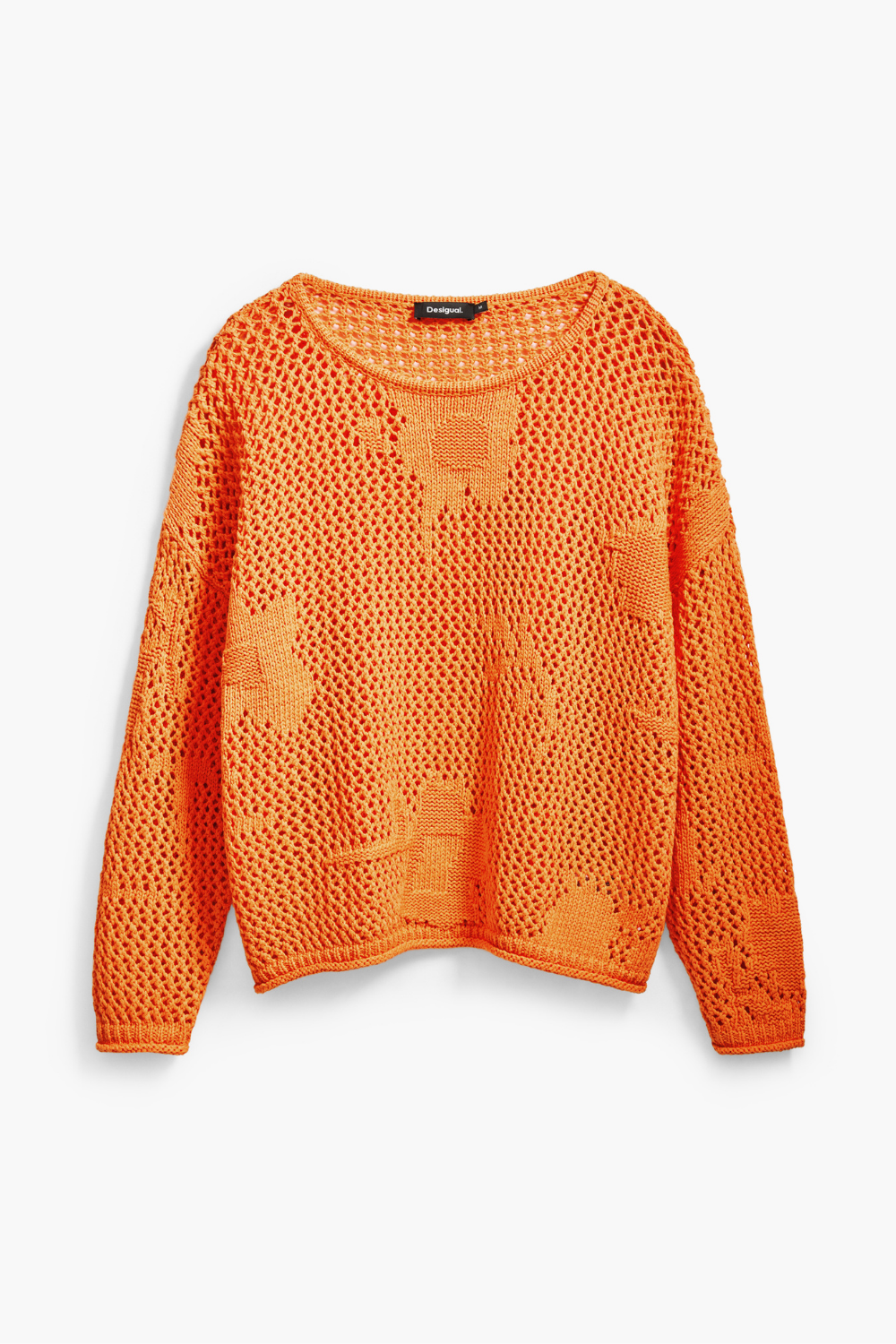 Desigual Fluid Openwork Sweater