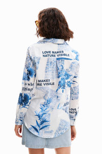 Desigual Lightweight Map Shirt