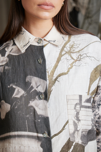 Circular by Maud Dainty Linen Shirt Weekend Away Print