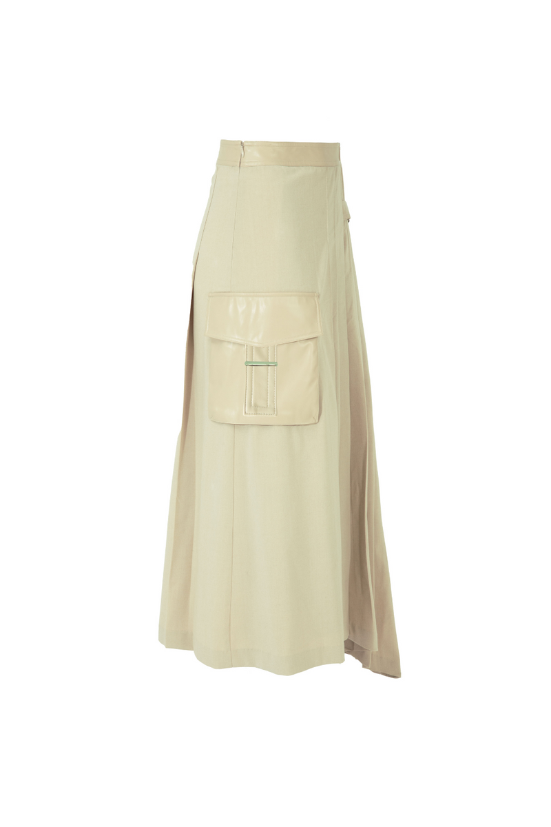 Cooper People Pleats-Er Skirt Tan