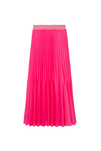 Coop Pleat Codes Skirt Hot Pink