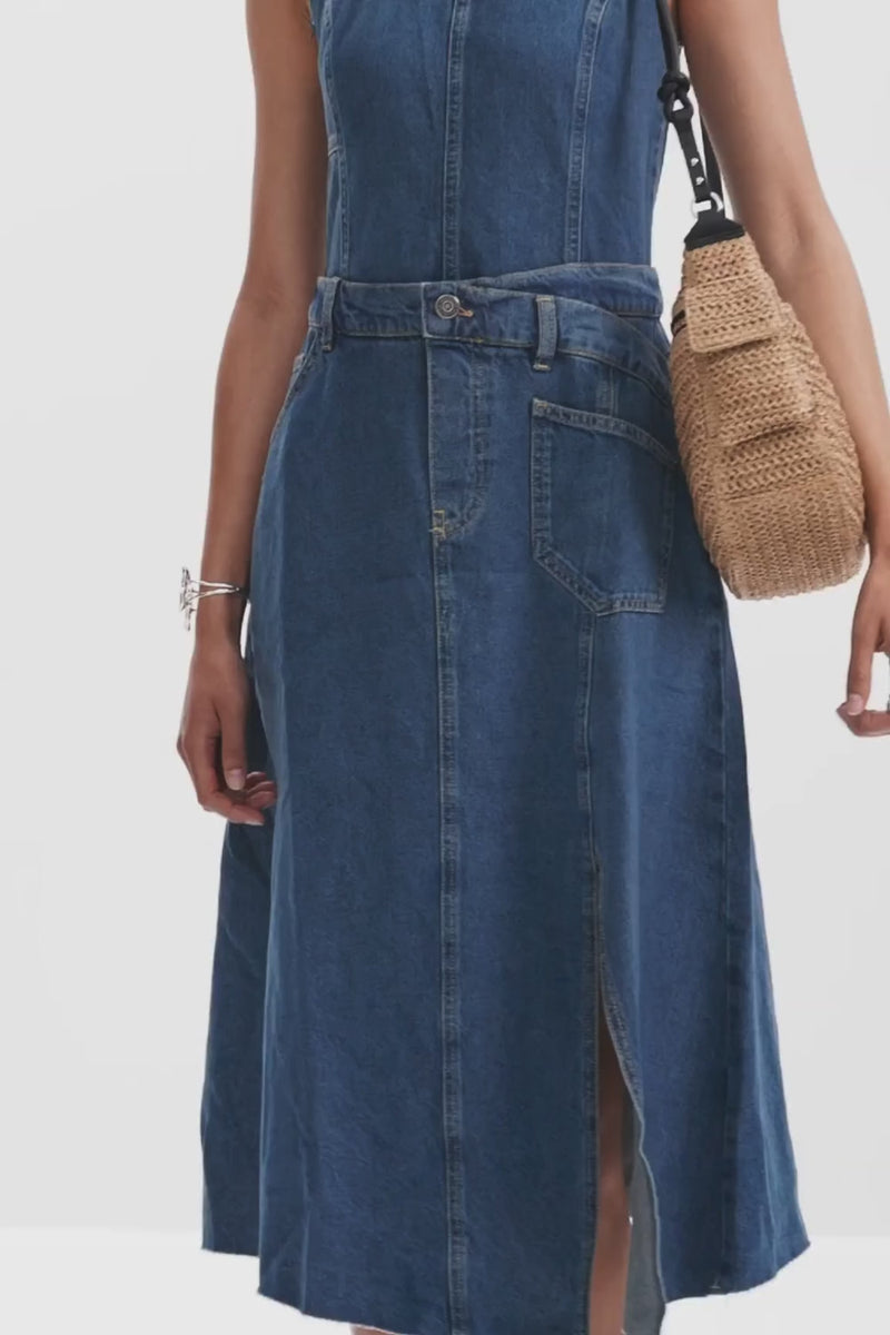 Desigual Denim Midi Dress Pre-Order