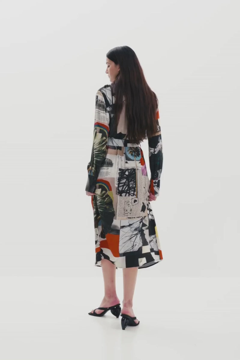 Desigual Long Shirt Dress By M. Christian Lacroix