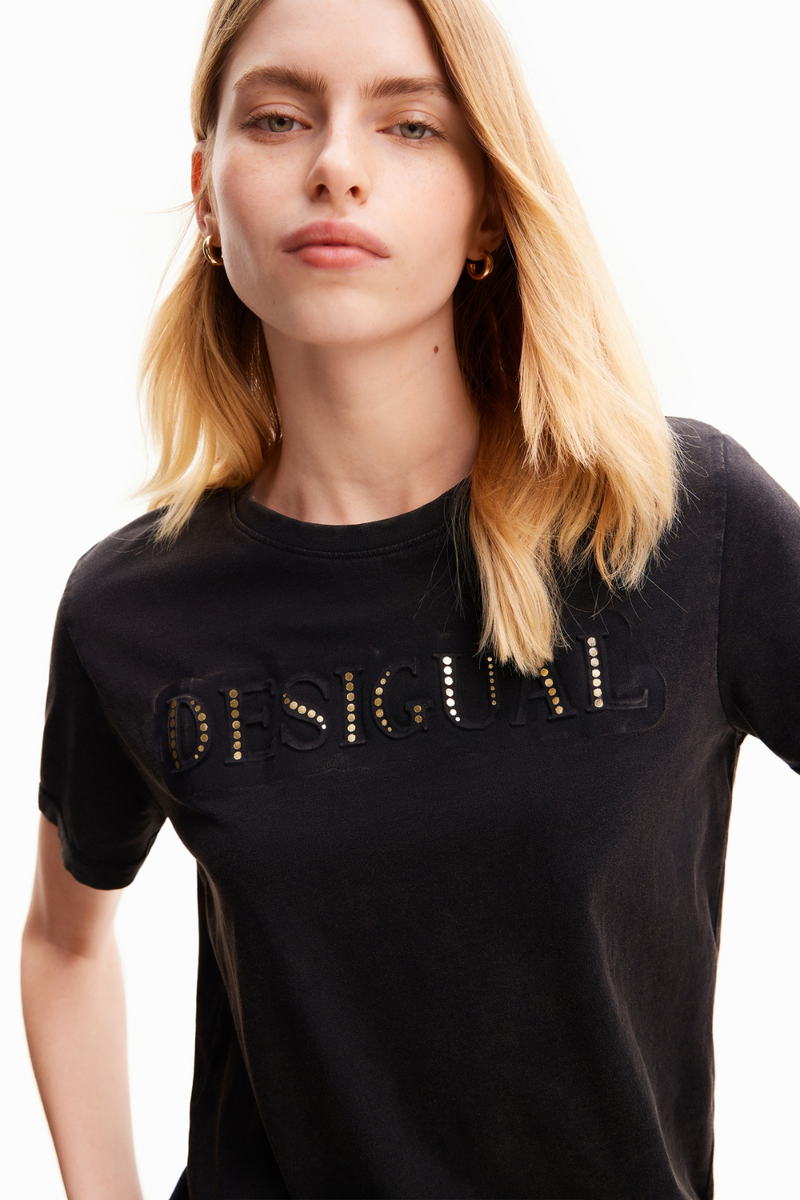 Desigual Shiny Logo T-Shirt