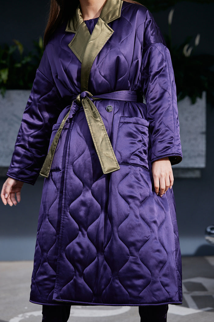M.A.Dainty Tanya Coat Purple Pre-Order