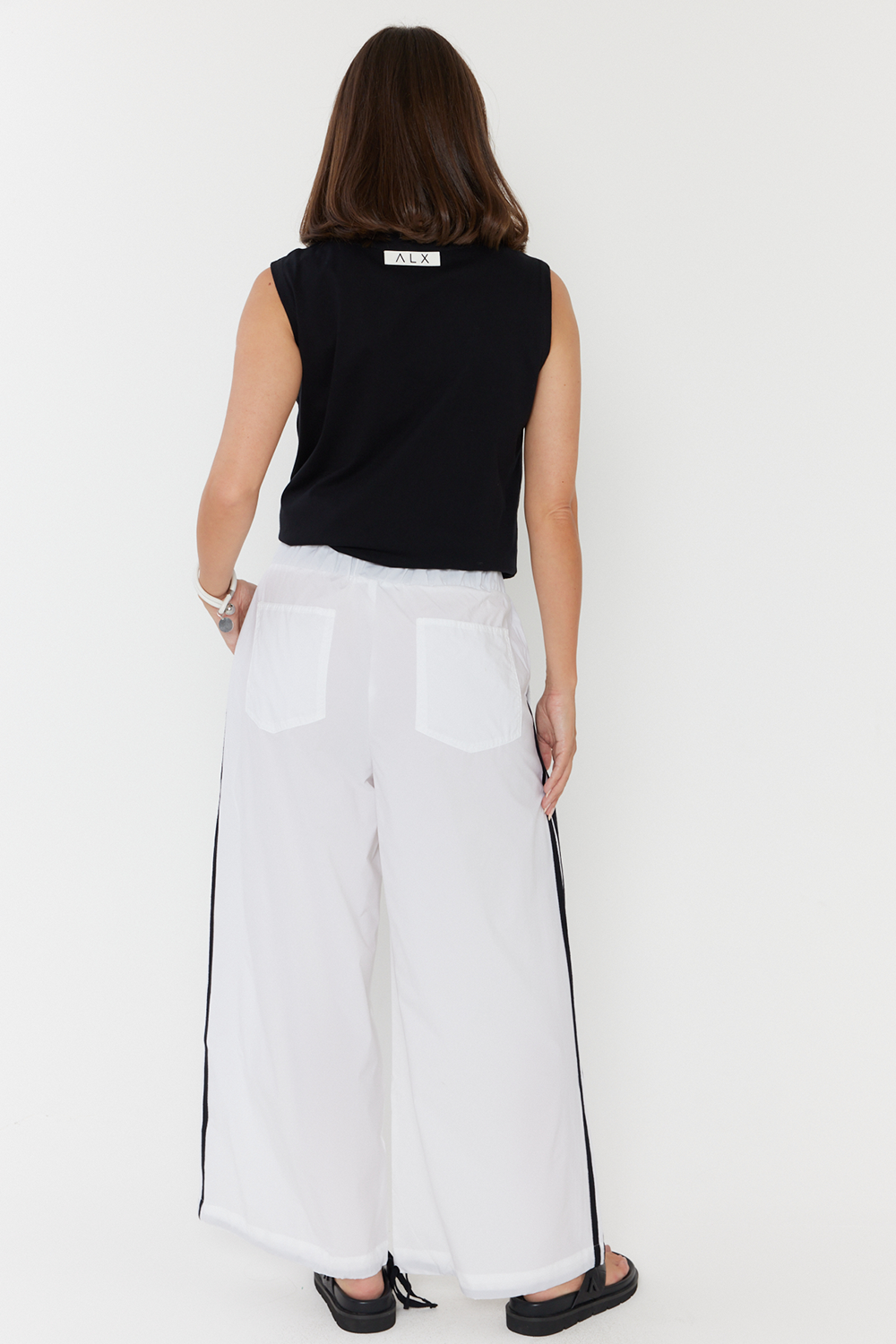 Alexandra Aladin Pant White