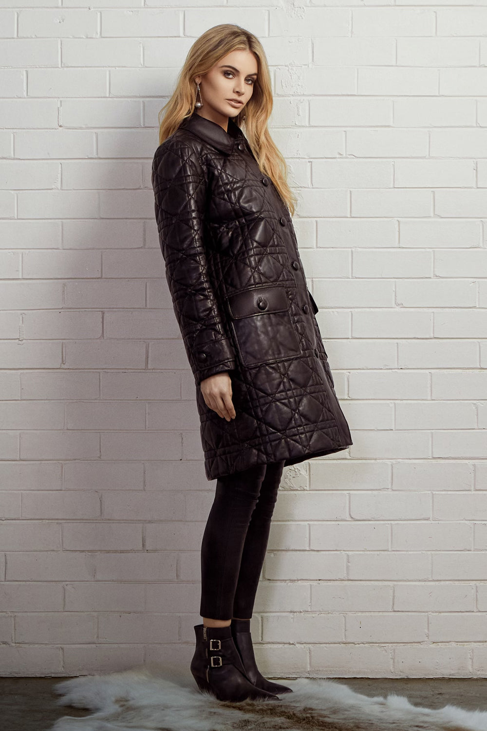 DEA  / Marmont Coat / Black Leather
